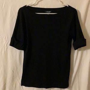 Lauren Ralph Lauren rolled Elbow length top